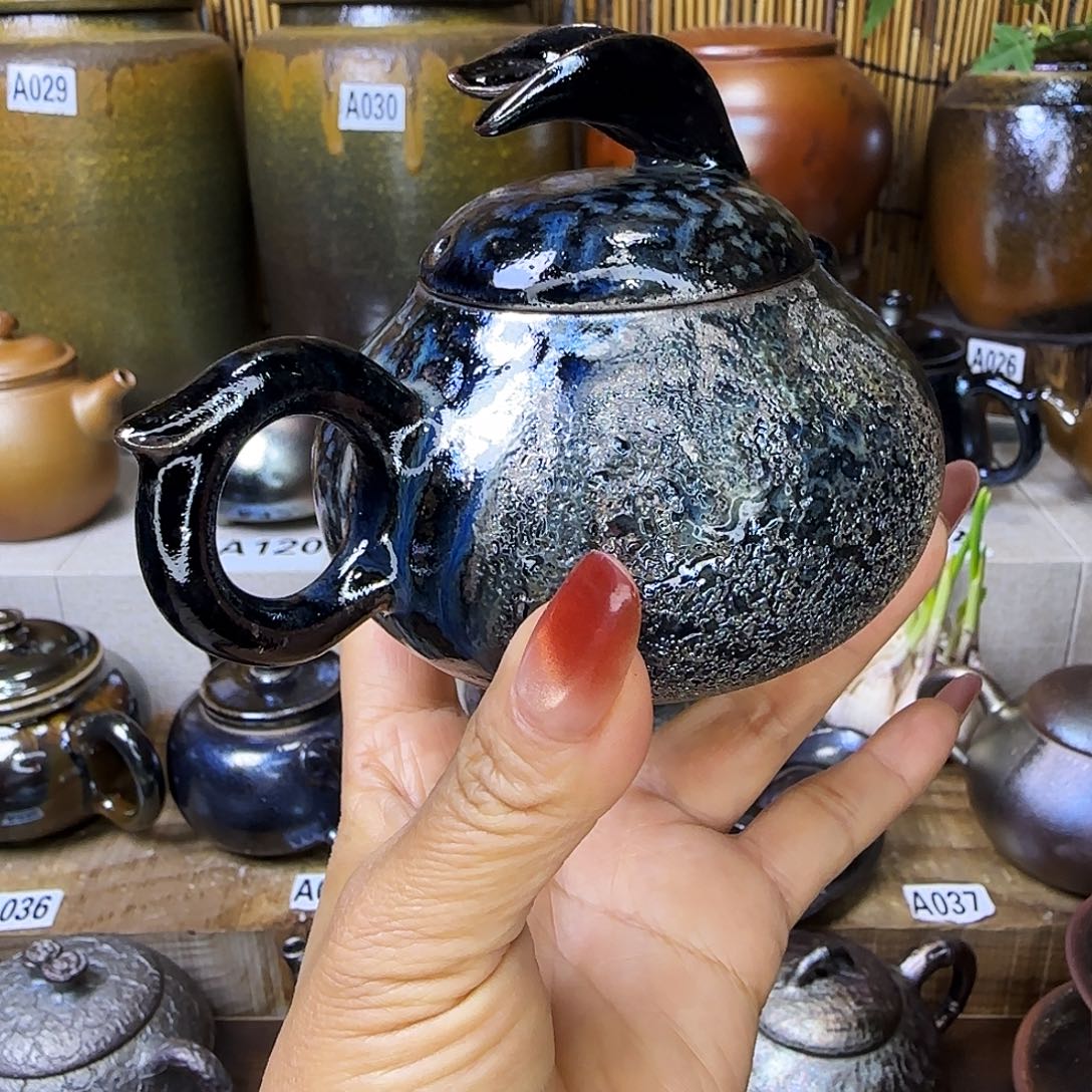 杯多****?建水紫陶柴烧壶160cc