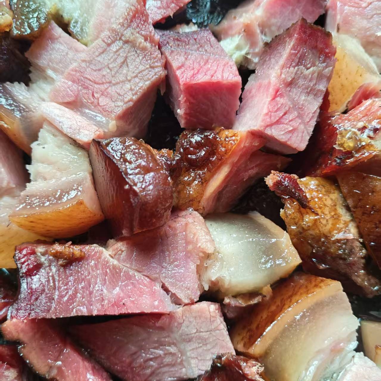 四川屏山土特产刘摩托农产品腊肉猪脚