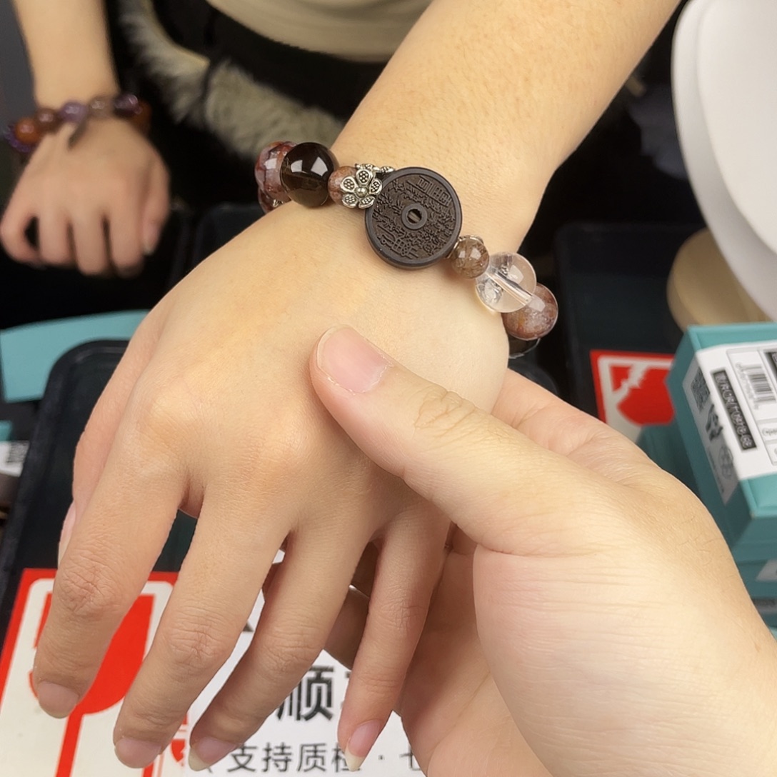 银S925镶嵌水晶手链