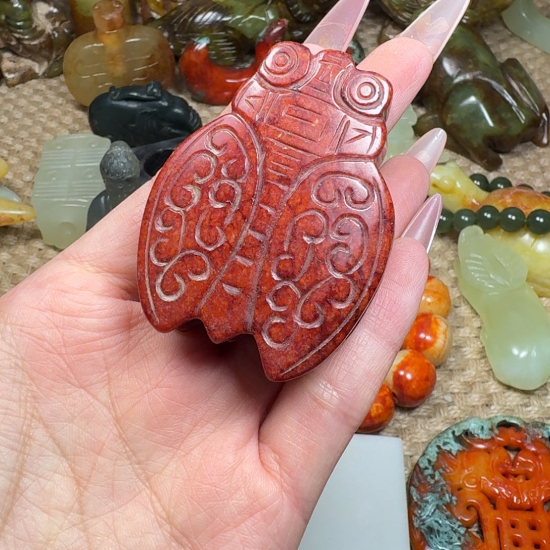 白玉菩提吊坠挂件