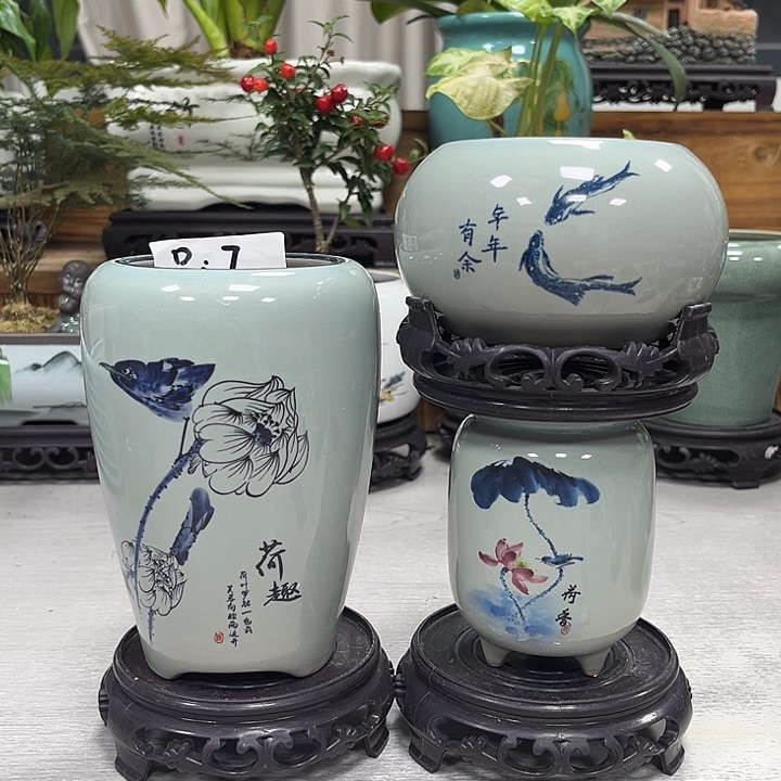 陶瓷花盆紫砂花盆福利抢购