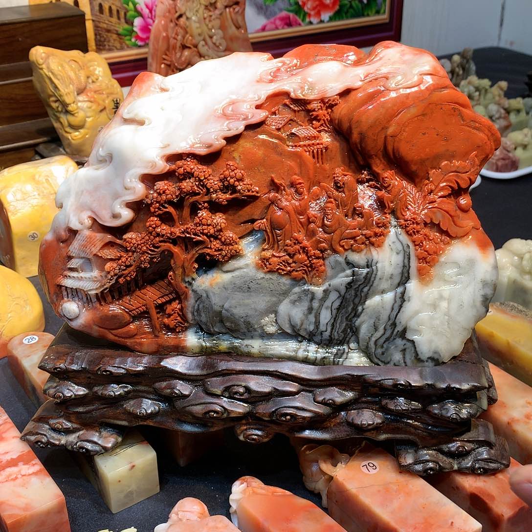 寻**人寿山石 寿山石 寿山石