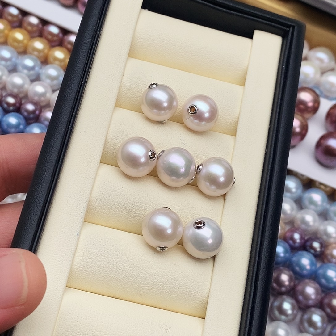 淡水珍珠银S925镶嵌颈饰