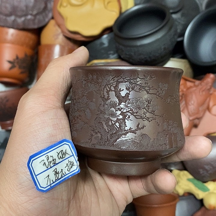 茶杯紫砂瑕疵不退不换