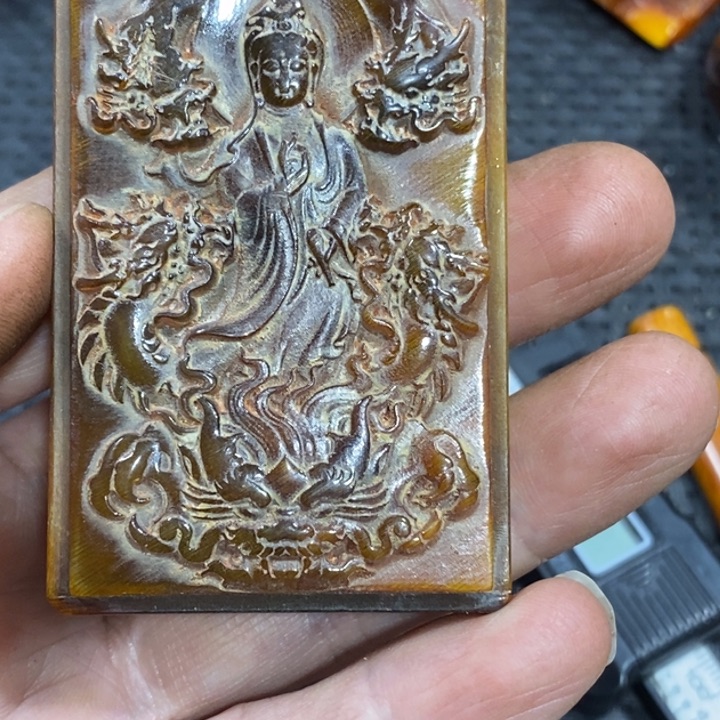 滴血莲花菩提吊坠