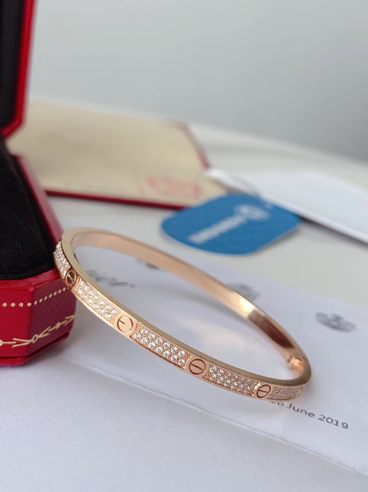 （雅雅精选）18K金窄版满天星手镯HJG(24小鉴赏期)K白金色备注