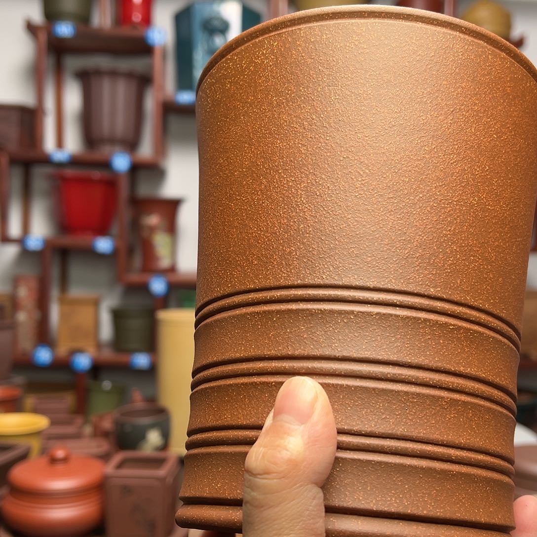 紫砂花盆植****头紫砂花盆