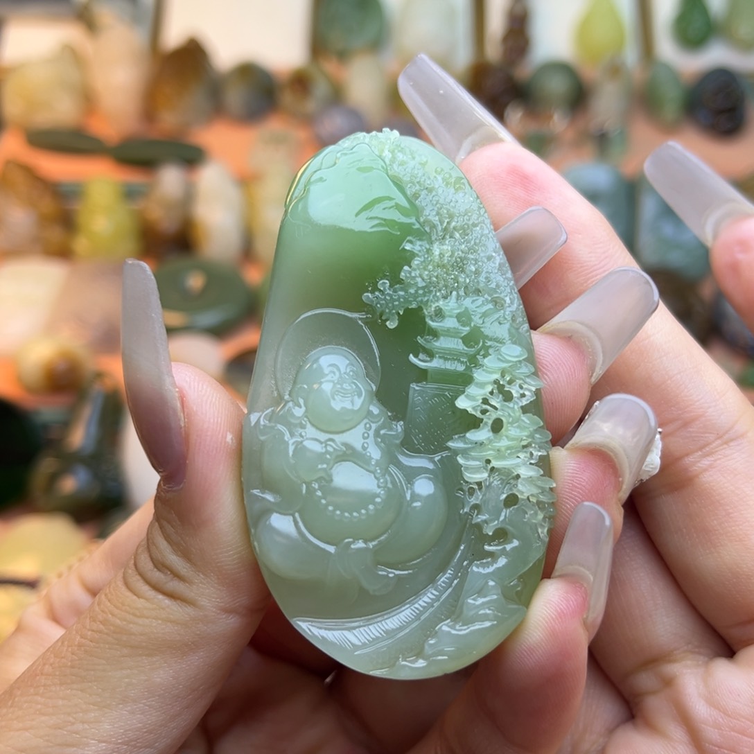 和田玉颈饰未镶嵌