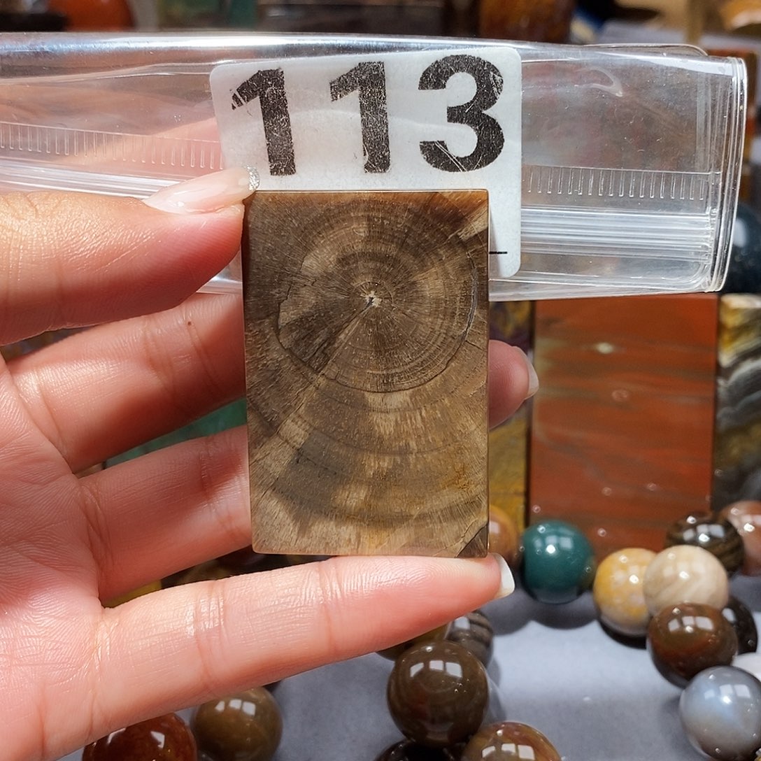 未镶嵌天然北票硅化玉吊坠硅化玉