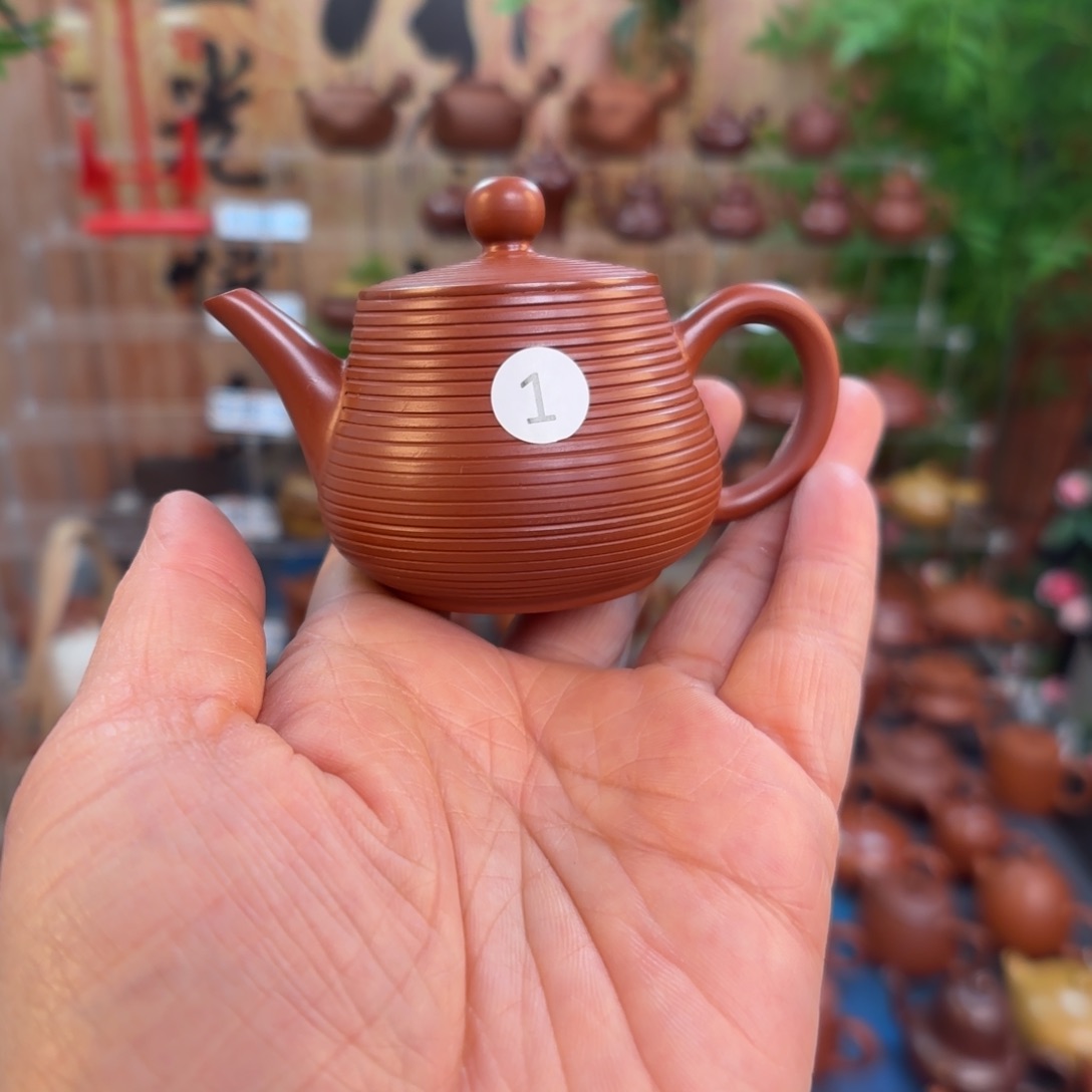 朱泥茶壶小*朱泥茶壶65c