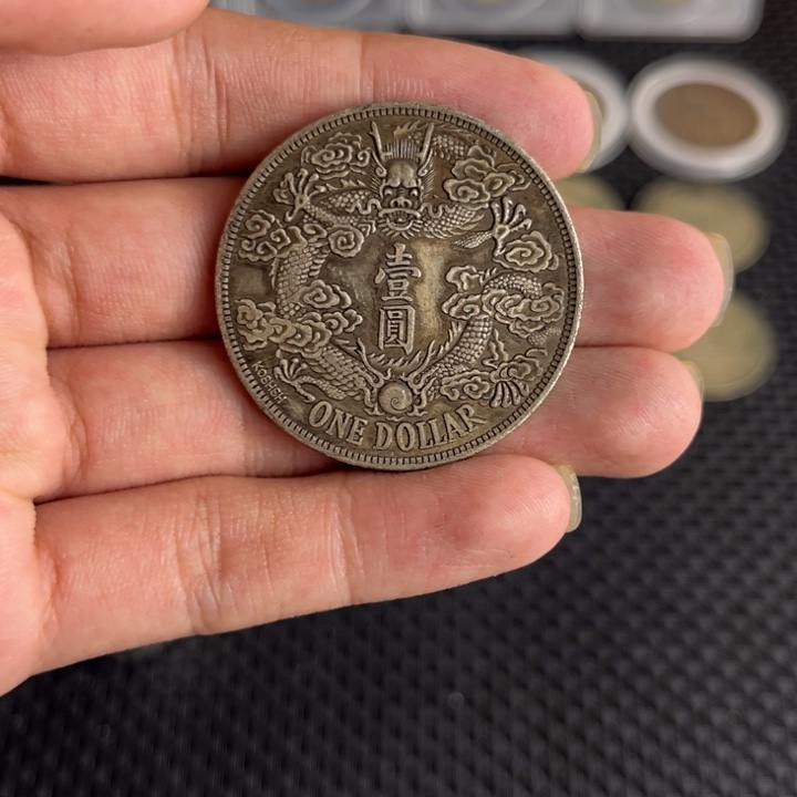 金属大头龙洋船洋工艺品