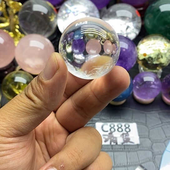 【闪购商品】水晶球未镶嵌水晶