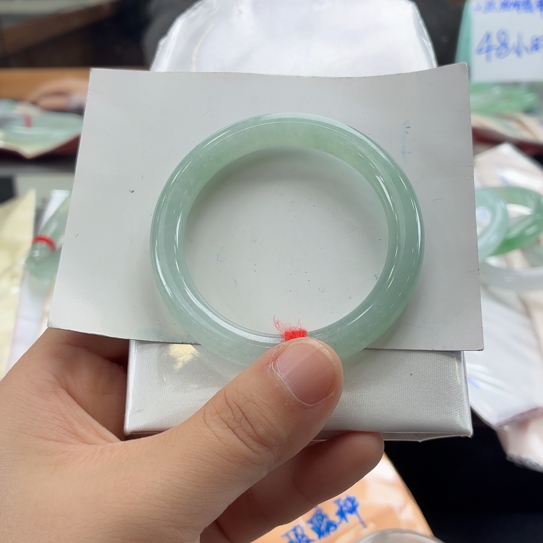 翡翠未镶嵌手镯15号