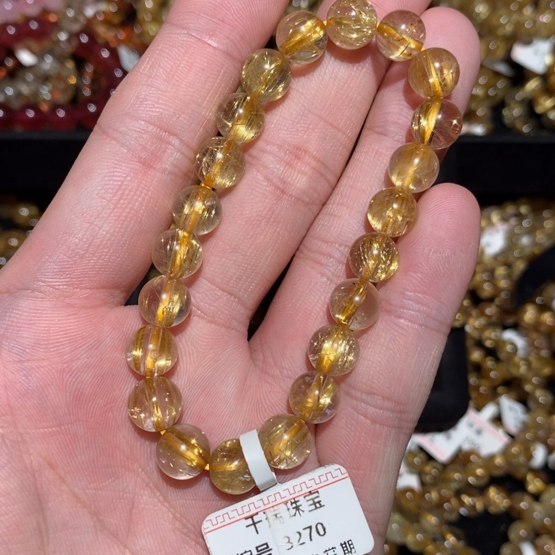 水晶手链未镶嵌手串