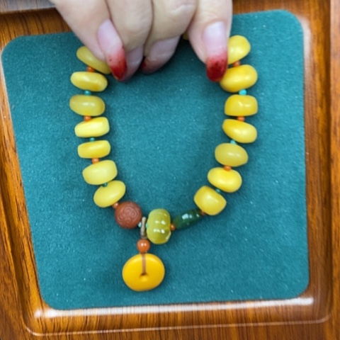 蜜蜡手链未镶嵌手串