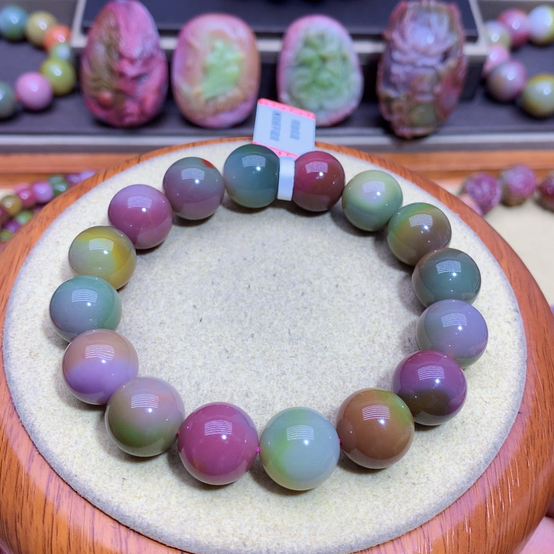 玛瑙手链未镶嵌盐源