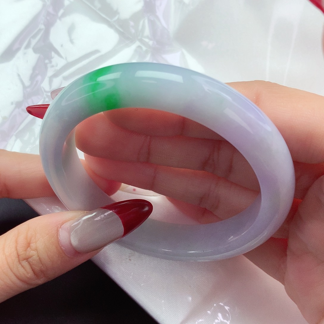 【闪购商品】翡翠手镯未镶嵌a 13424