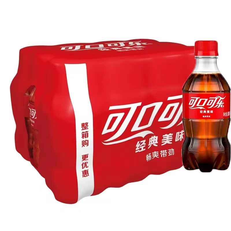 COCA COLA/可口可乐可乐/雪碧/芬达300ml12瓶碳酸饮料汽水小瓶新