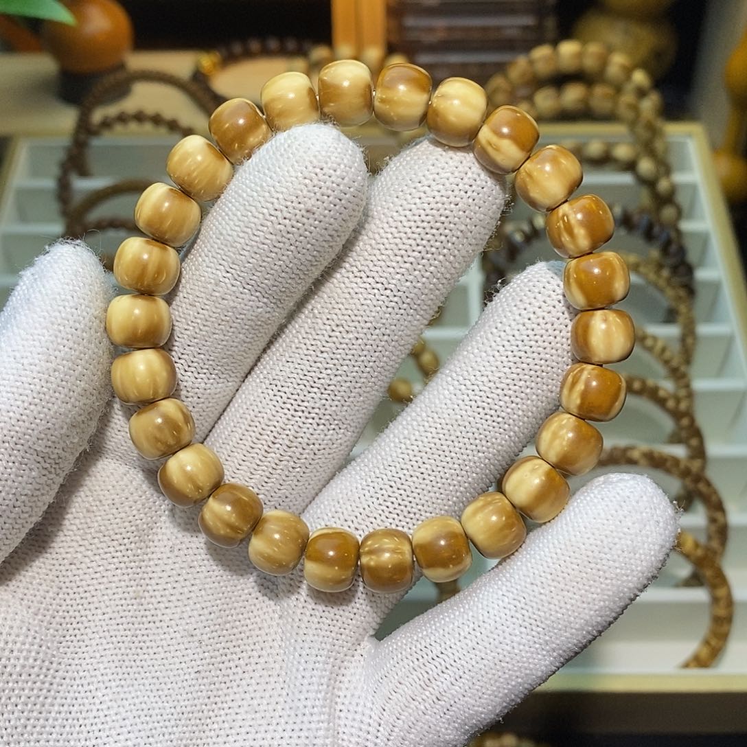 紫金鼠手串三花老型手串9.6