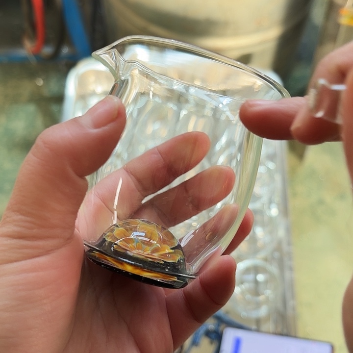 手工艺品玻璃玻璃茶器无耳海马定制