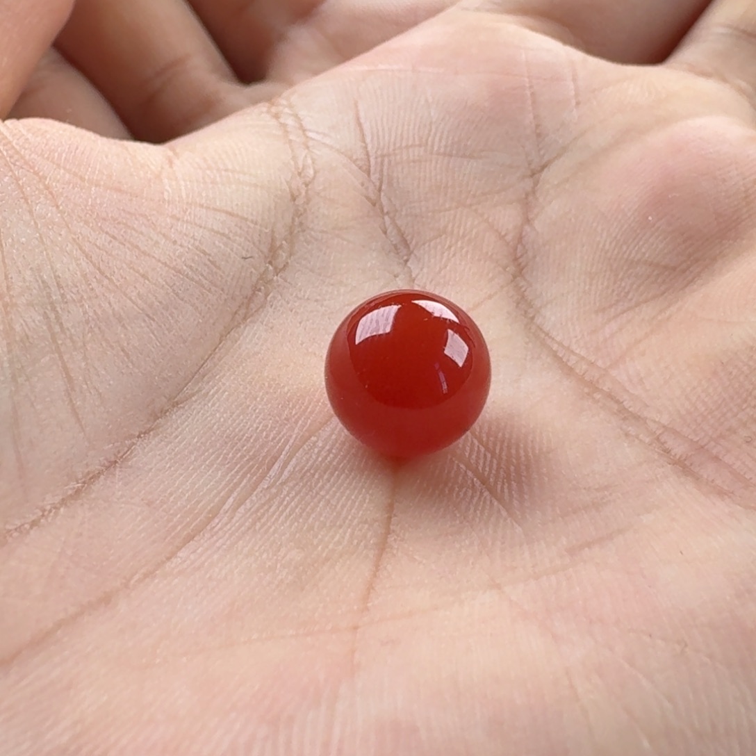 一***神南红玛瑙未镶嵌圆珠10.0