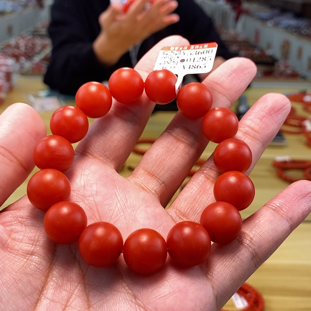 南红玛瑙14mm（多样性发一）未镶嵌古*