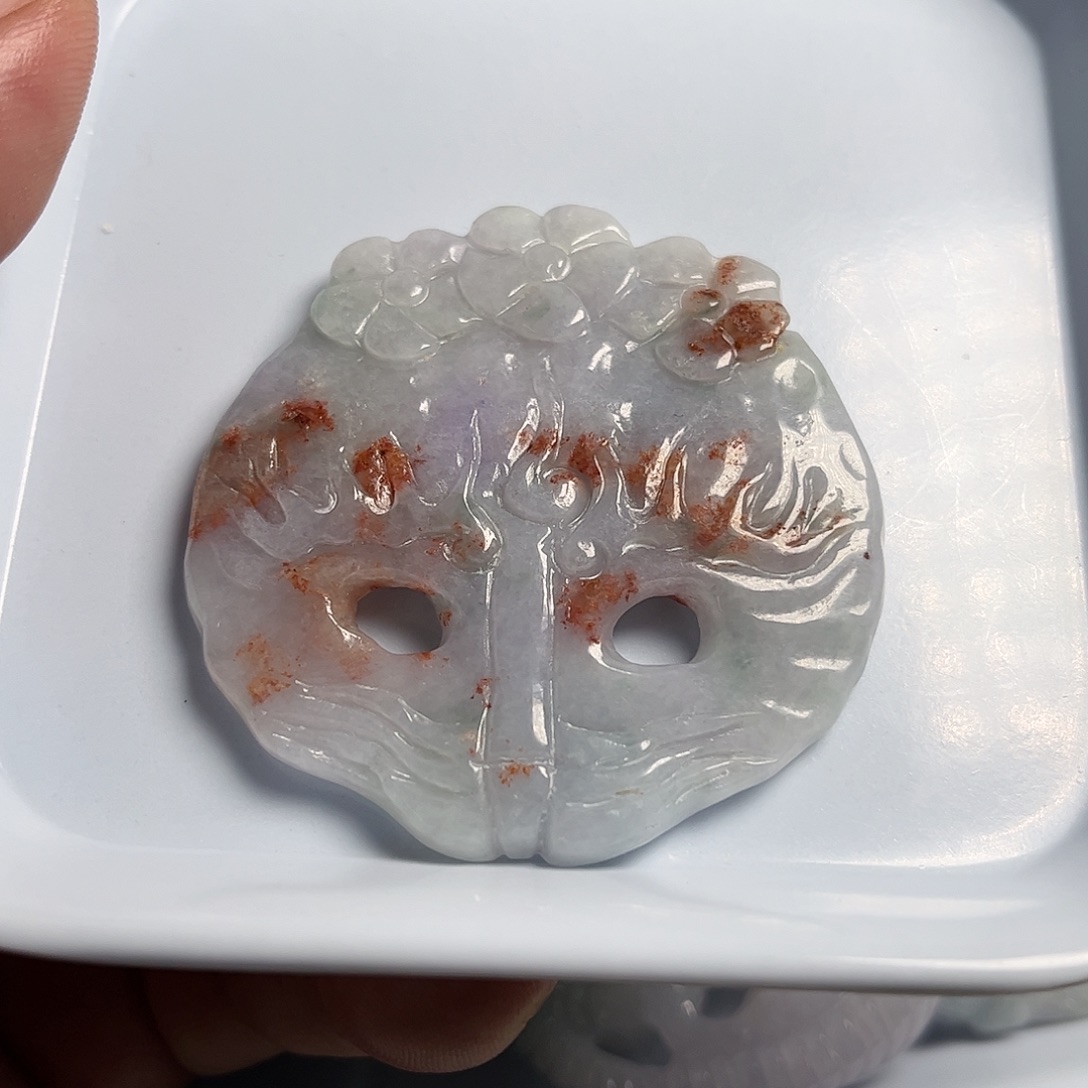 翡翠颈饰未镶嵌天然翡翠吊坠项链