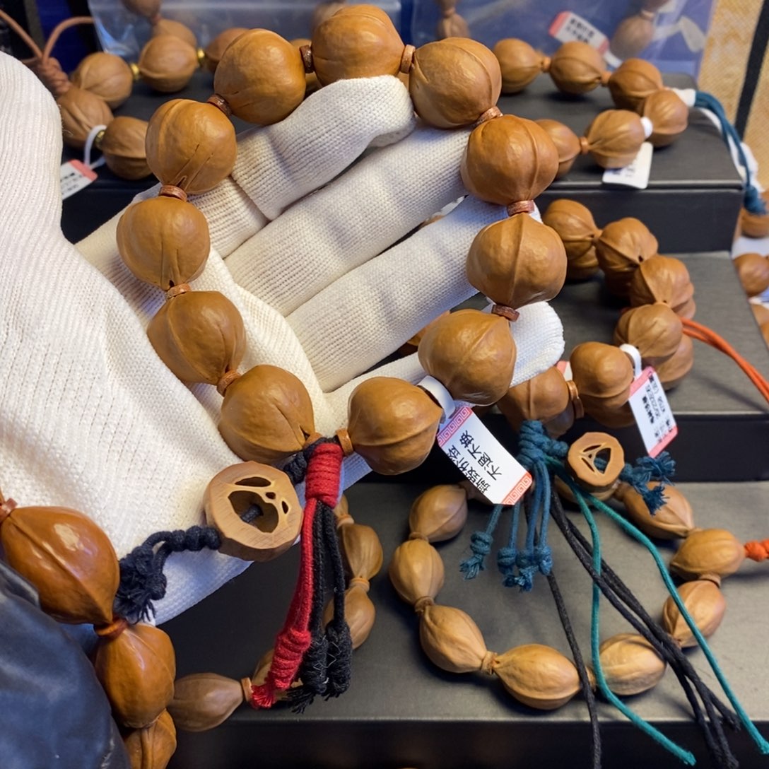 老***辰橄榄核手串/手链梅林铁核21/22左右