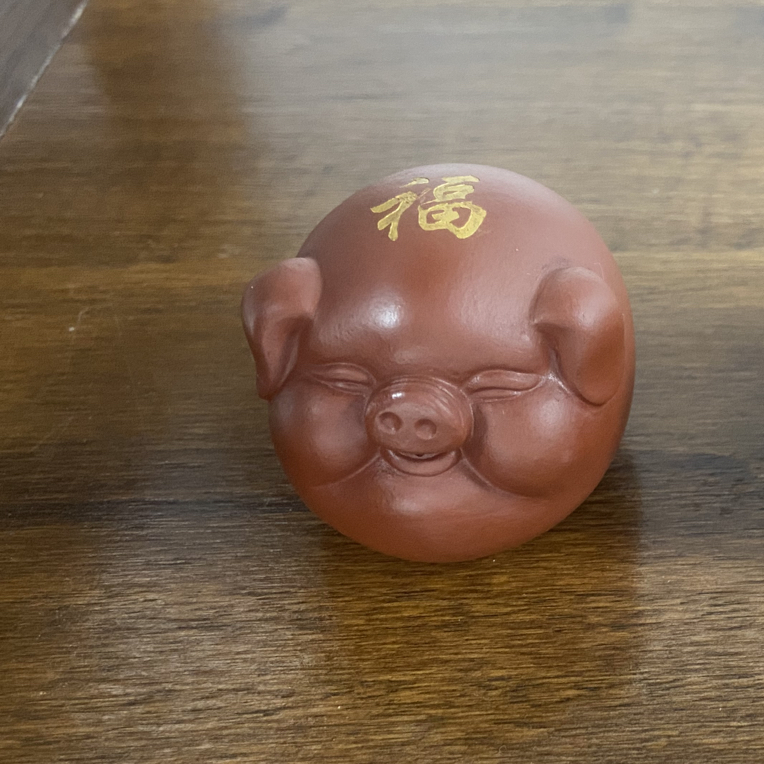 知昧斋 精品茶宠 福猪
