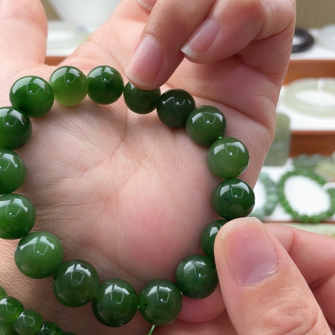 和田玉手串未镶嵌