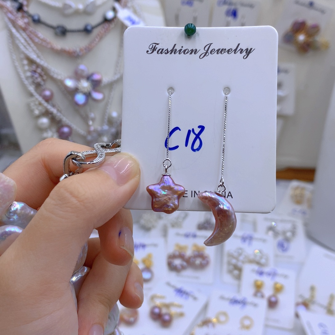 淡水珍珠颈饰银S925镶嵌