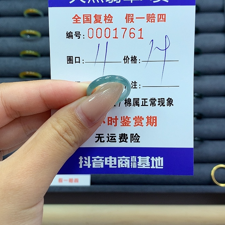 翡翠戒指未镶嵌       1761