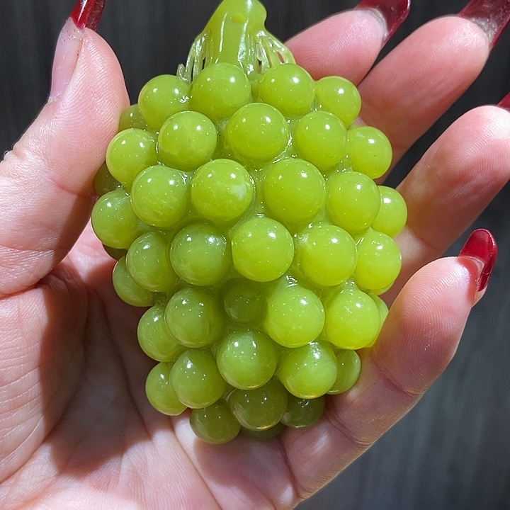 蛇纹石玉摆件合金