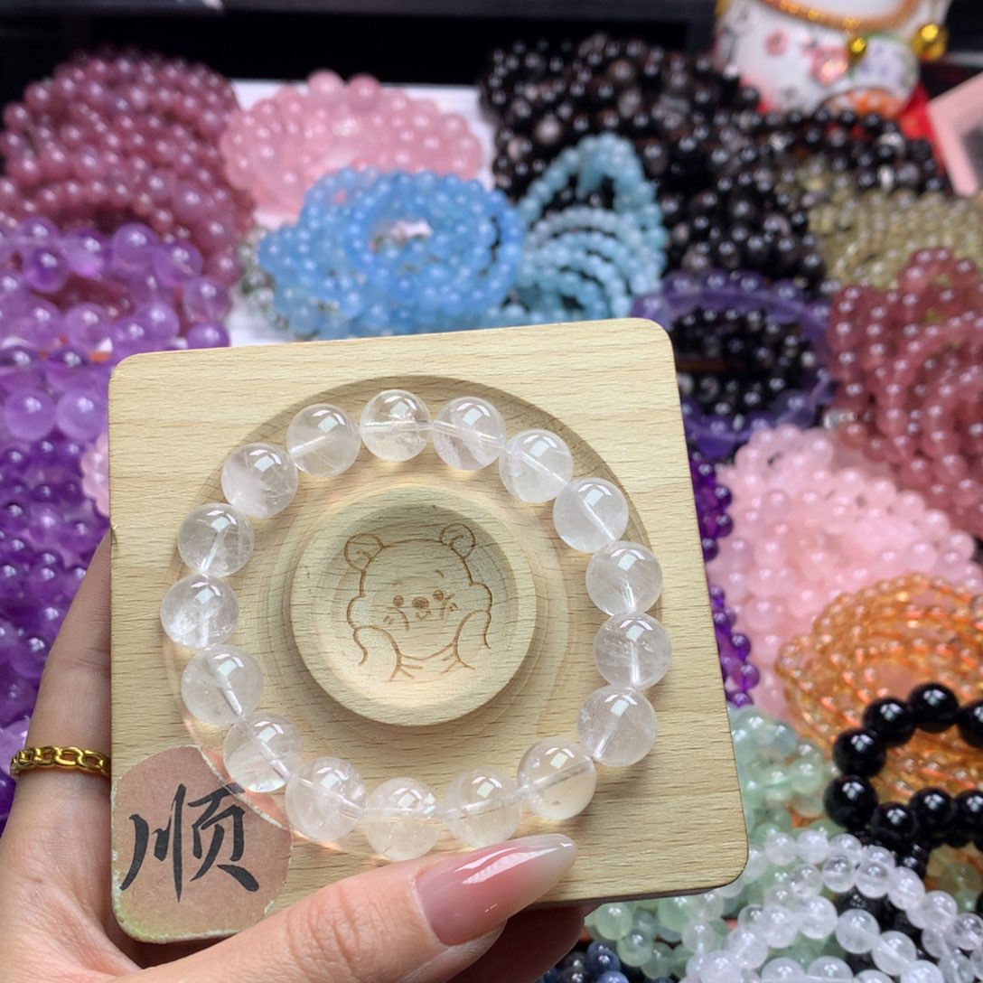 水晶手链未镶嵌白幽灵卡12+