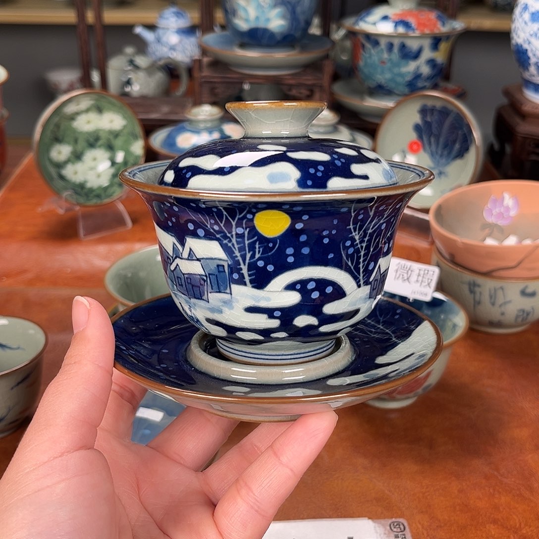杯盖碗景德镇陶瓷
