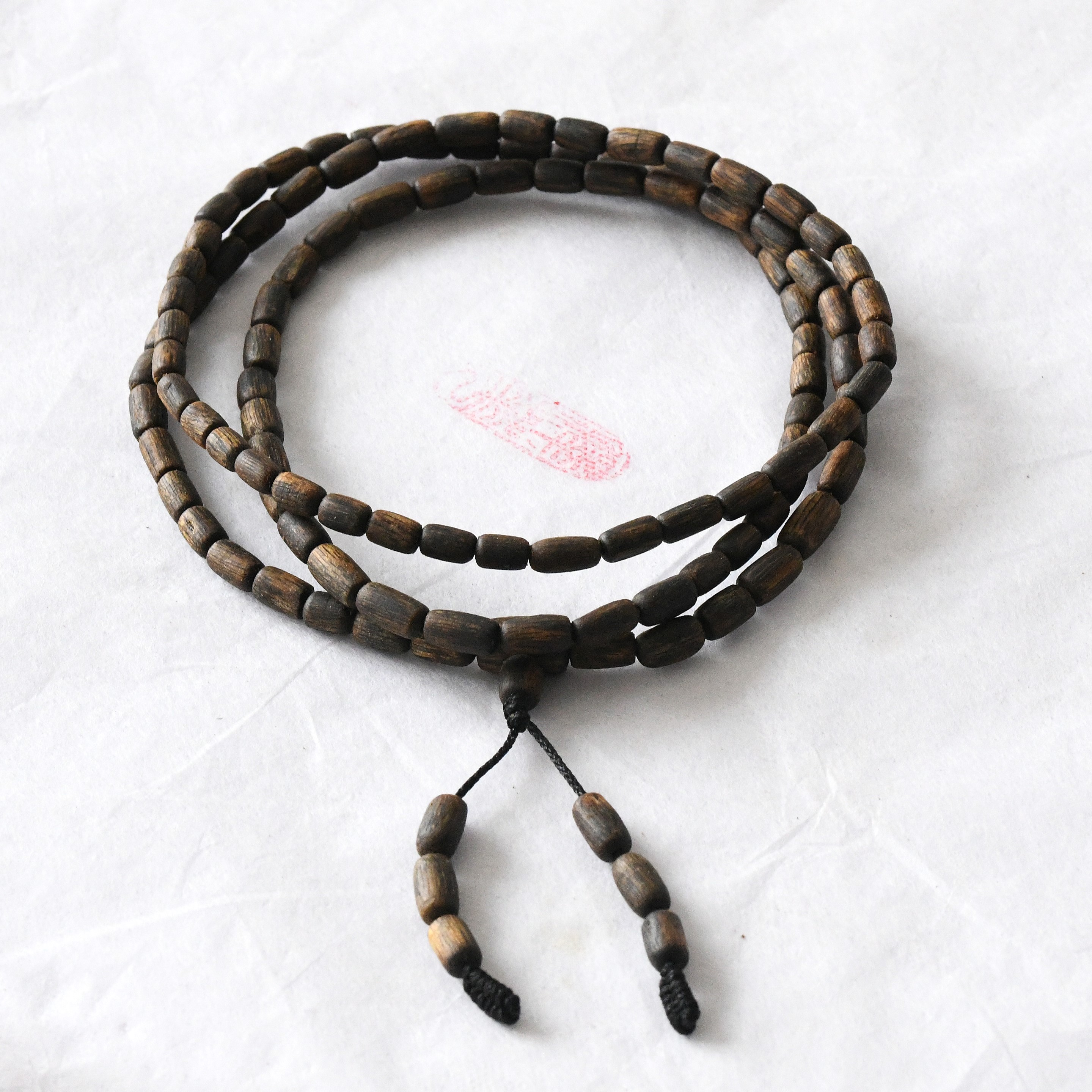 释华沉香多圈桶珠珠串（多样性发其一）