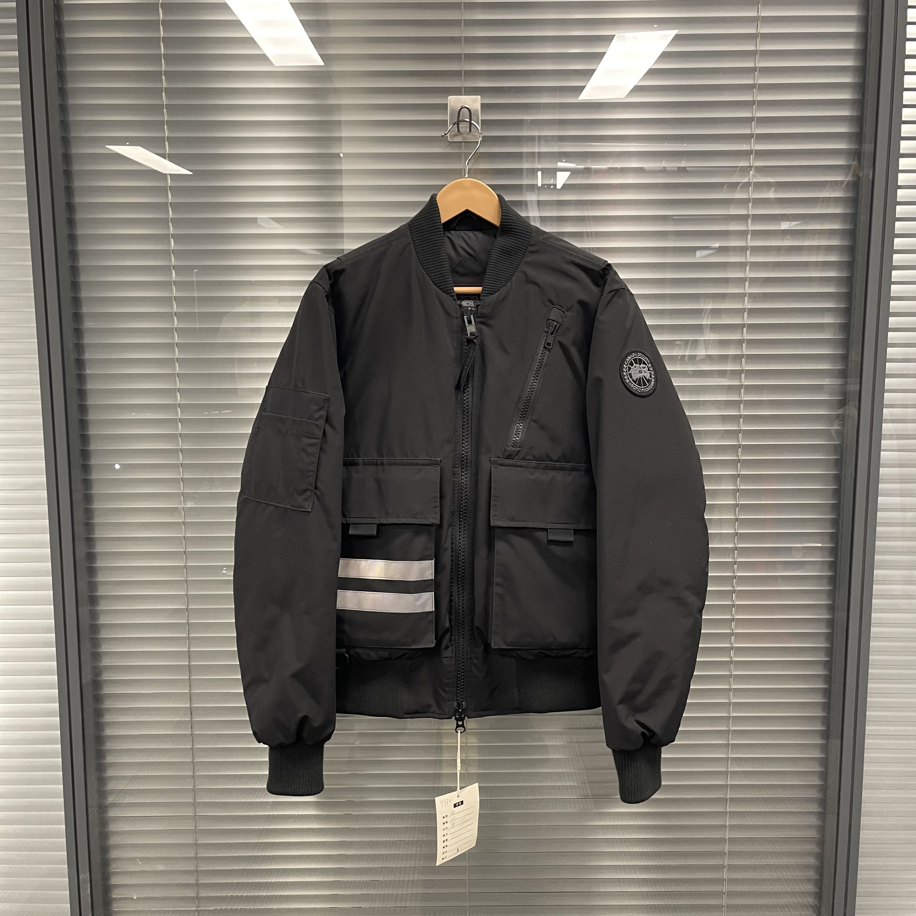 99新 CANADA GOOSE 黑标飞行员系列羽绒服 s码 #9980