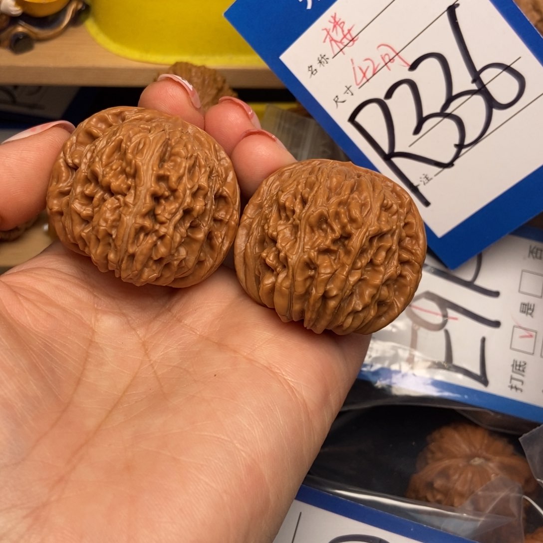 桃核吊坠核桃四座楼狮子头