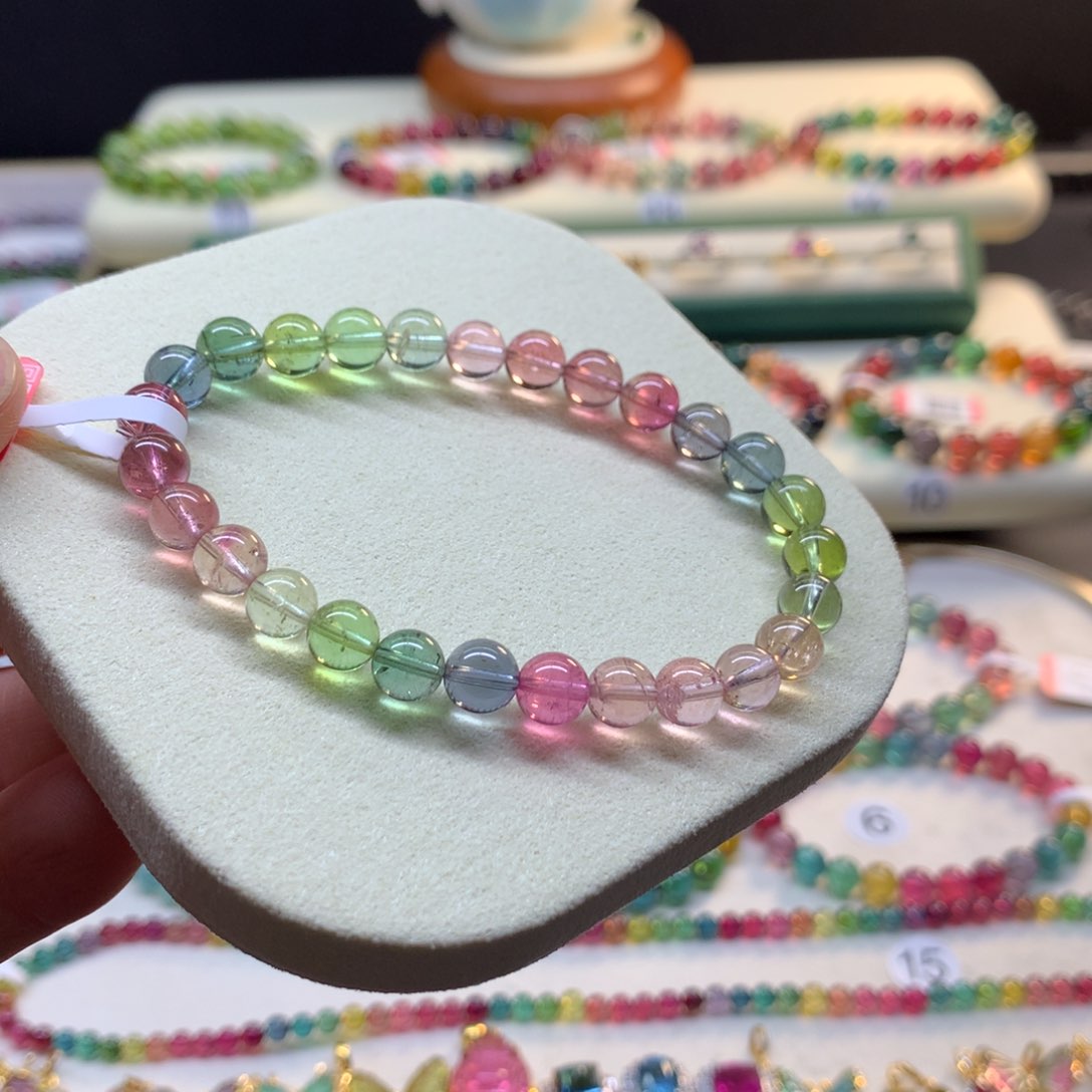 手串未镶嵌碧玺艳丽人鱼色