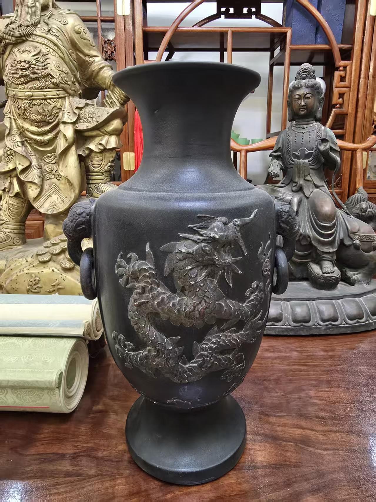 大龙瓶  摆件 摆件名额 卡 （非 先 货）到货为卡  片