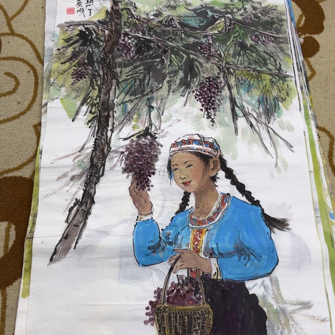 国画崔广成四尺艺