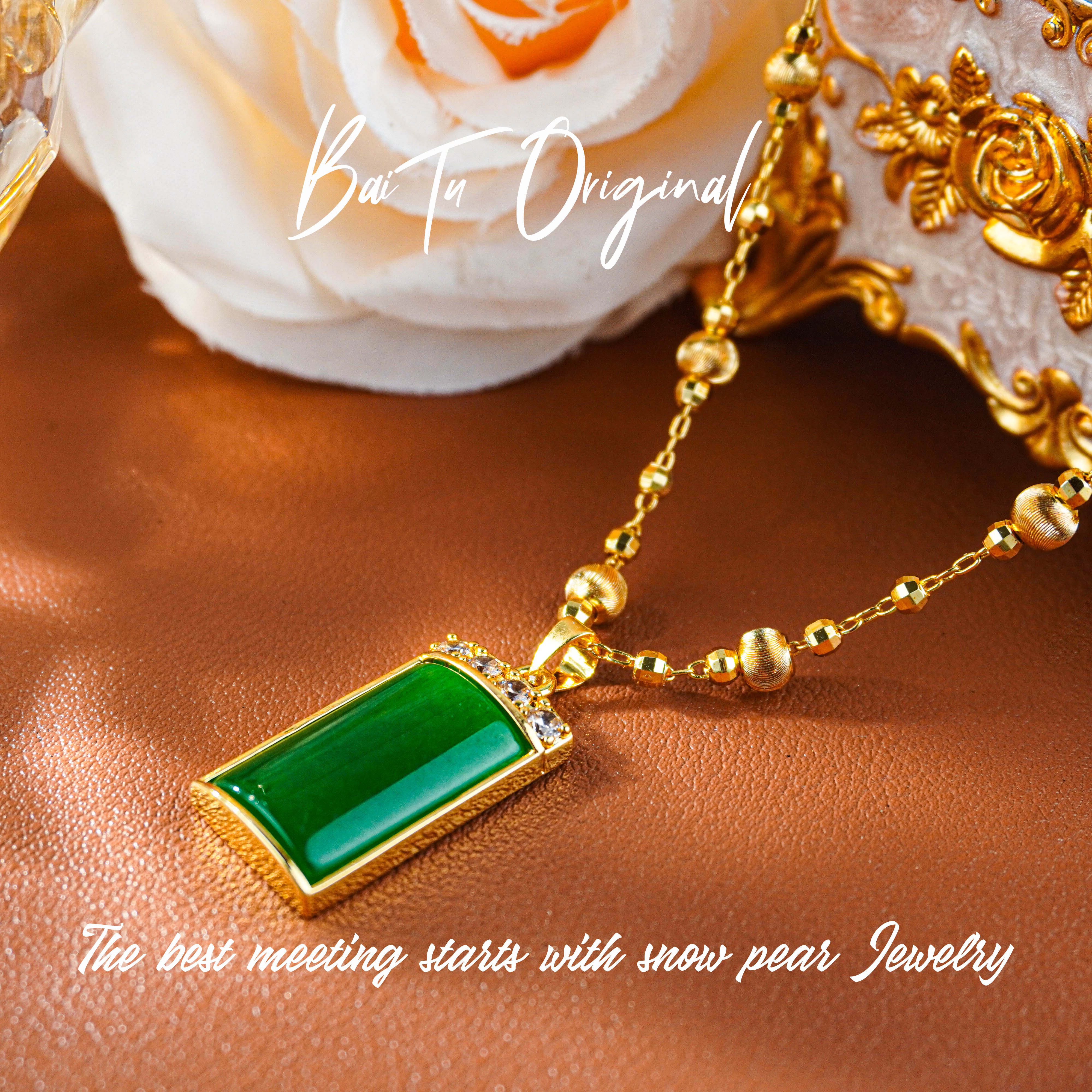 【柏荼】髓轻奢手工 WX0032 项链·中长