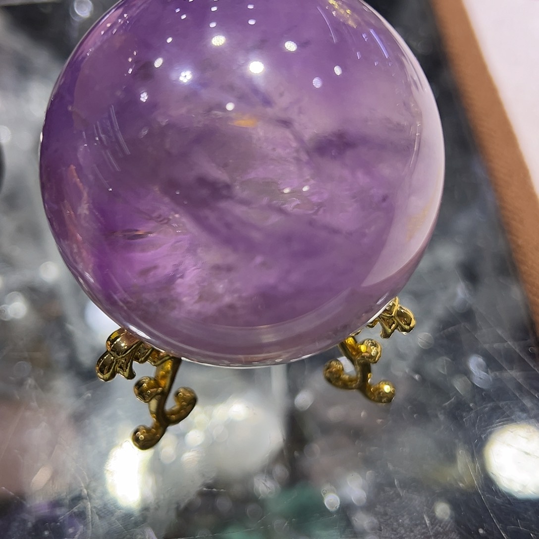 水晶水晶球摆件未镶嵌