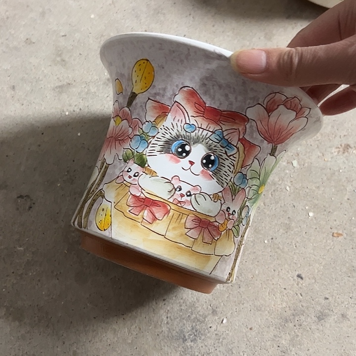 景德镇手绘花盆性价比超高