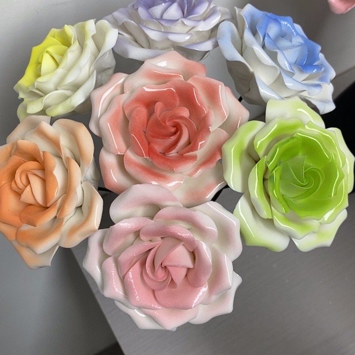 陶瓷陶瓷材料加工7朵