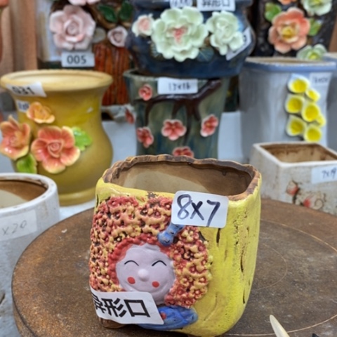 【闪购商品】红陶粗陶花瓶