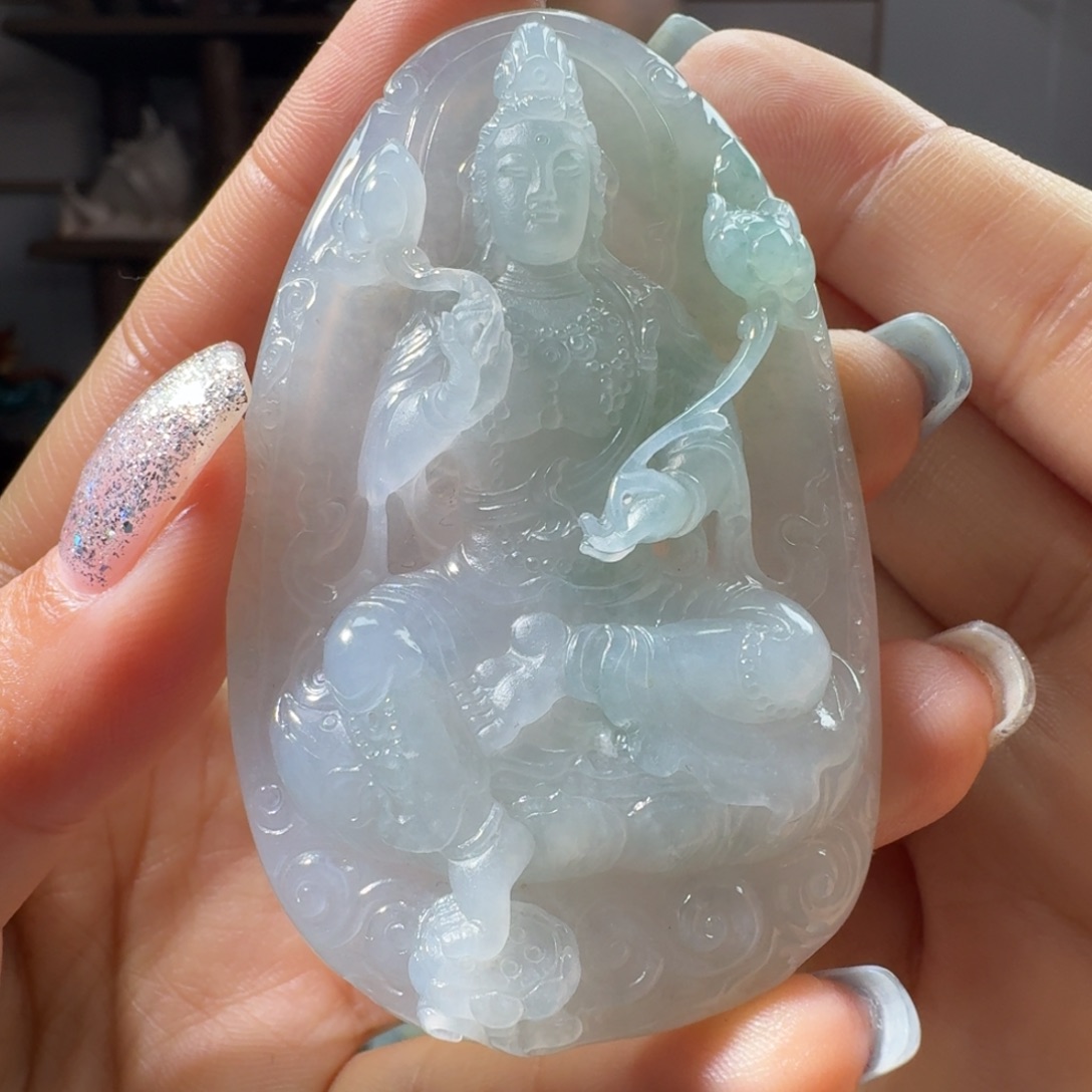 定制翡翠未镶嵌观音