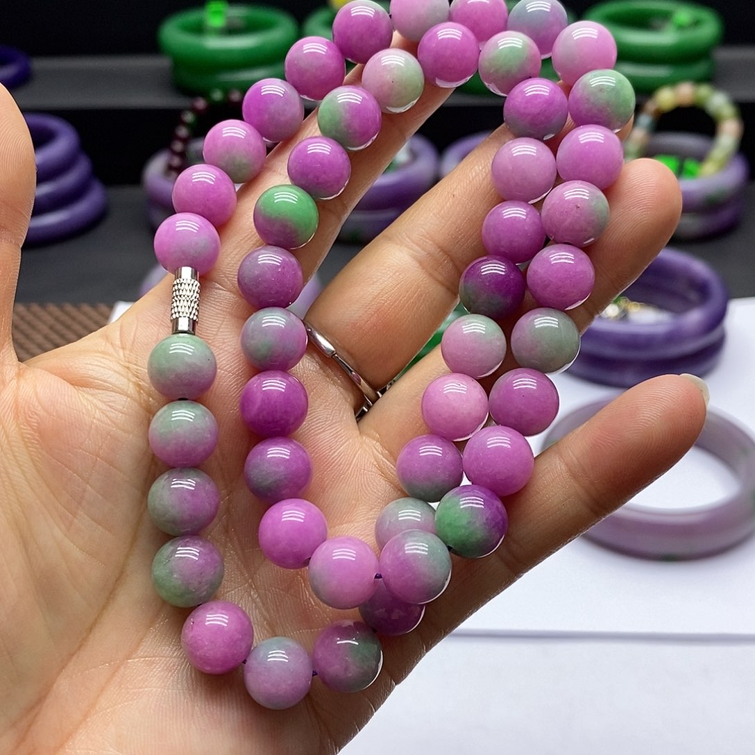 项链未镶嵌石英质玉