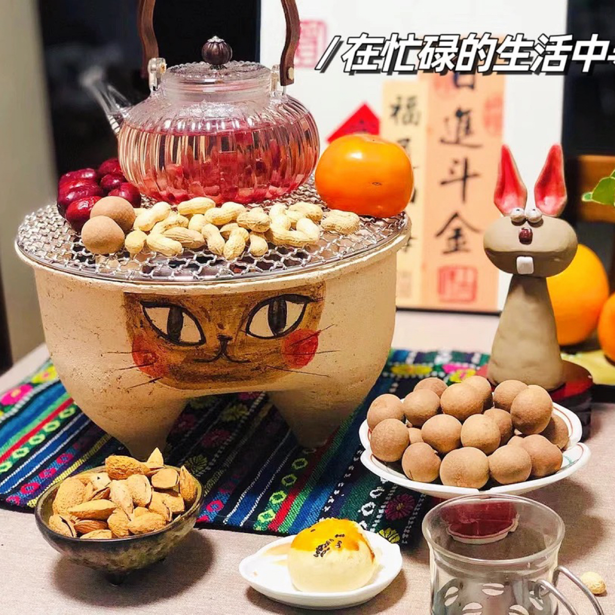 明火炉木炭专用炉子烧烤炉大尺寸纯手绘