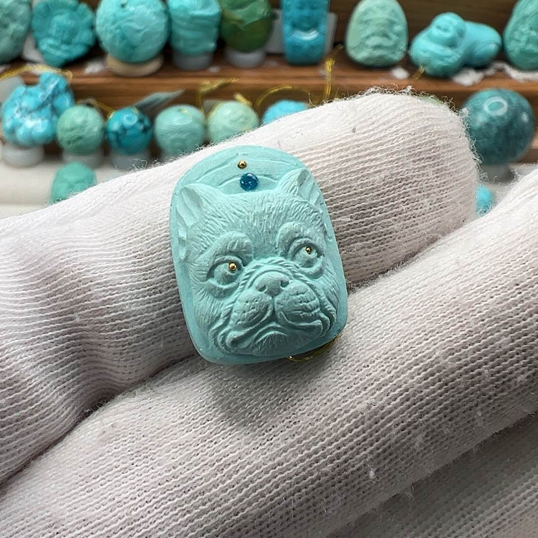 绿松石配饰未镶嵌